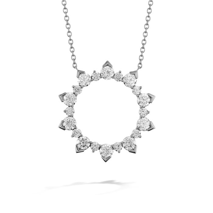 1.75 ctw. Aerial Eclipse Large Pendant in 18K White Gold