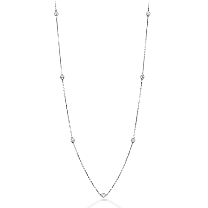 1.29 ctw. Signature Bezels By The Yard 7 Stone in 18K White Gold