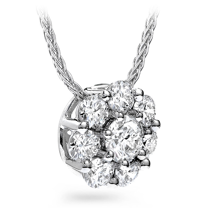 0.7 ctw. Beloved Pendant Necklace in 18K White Gold