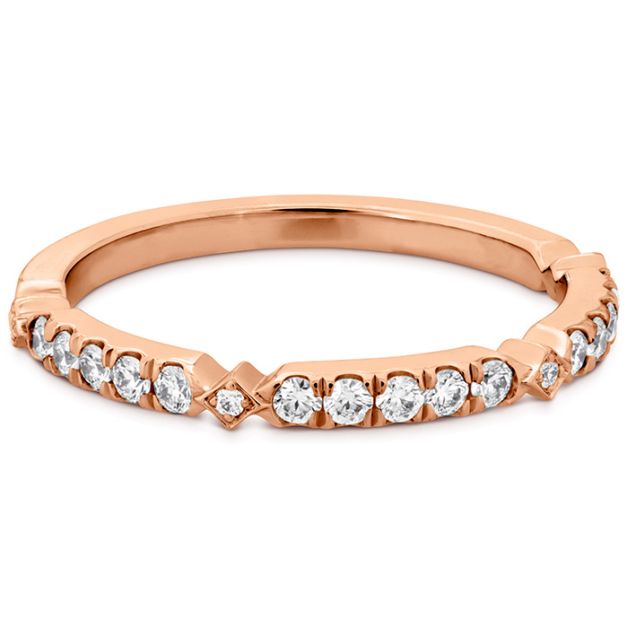 0.25 ctw. Cali Chic Diamond Accent Band in 18K Rose Gold