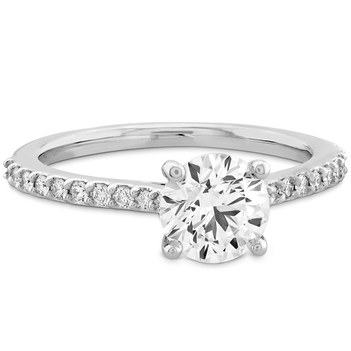 Camilla HOF Engagement Ring - Dia Band - Complete Piece
