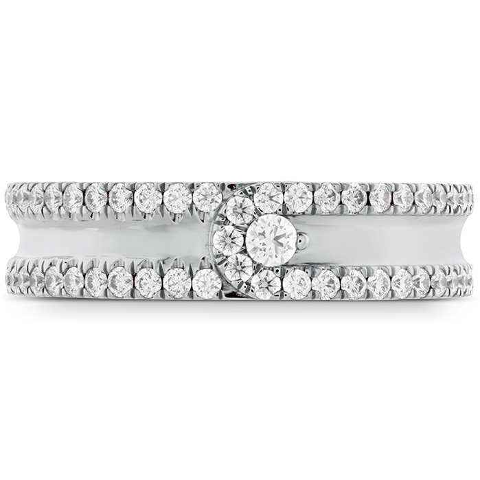 0.48 ctw. Coupled Encompass Diamond Intensive Band in 18K White Gold