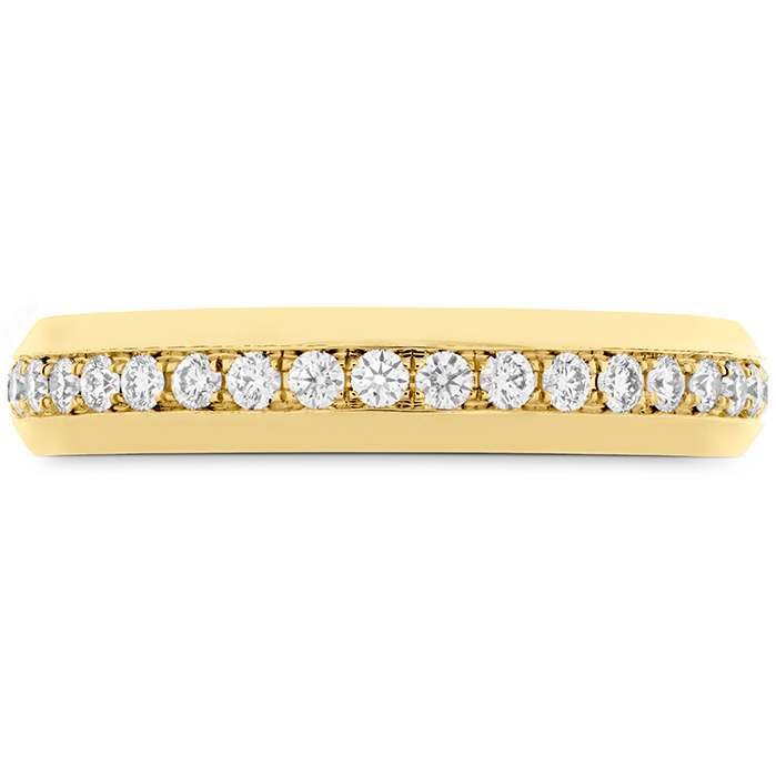 0.5 ctw. Coupled Eternity Band 4mm in 18K Yellow Gold
