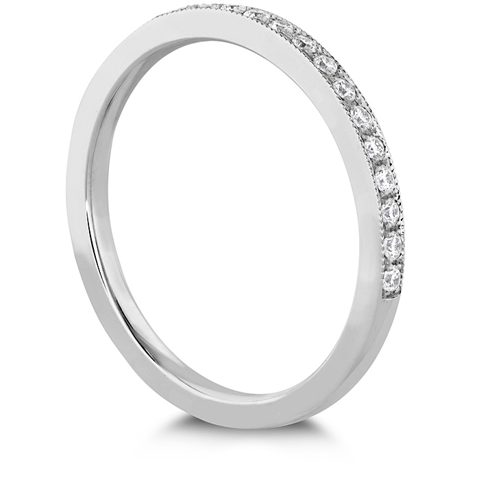 0.18 ctw. Deco Chic Band to match DRM Halo Ring in 18K White Gold