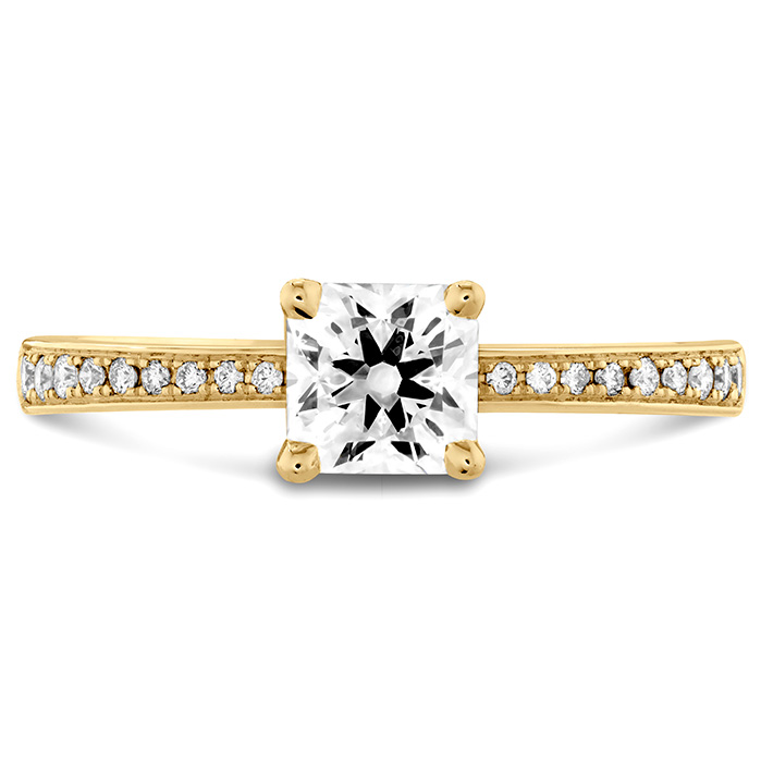 0.1 ctw. Dream Signature Engagement Ring-Diamond Band in 18K Yellow Gold