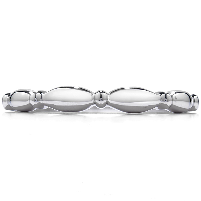 Fairy Tale Metal Beaded Band in 18K White Gold