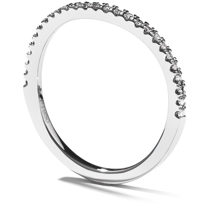 0.15 ctw. Felicity Wedding Band in 18K White Gold