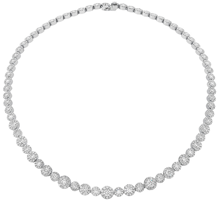 16.2 ctw. Fulfillment Diamond Line Necklace in 18K White Gold