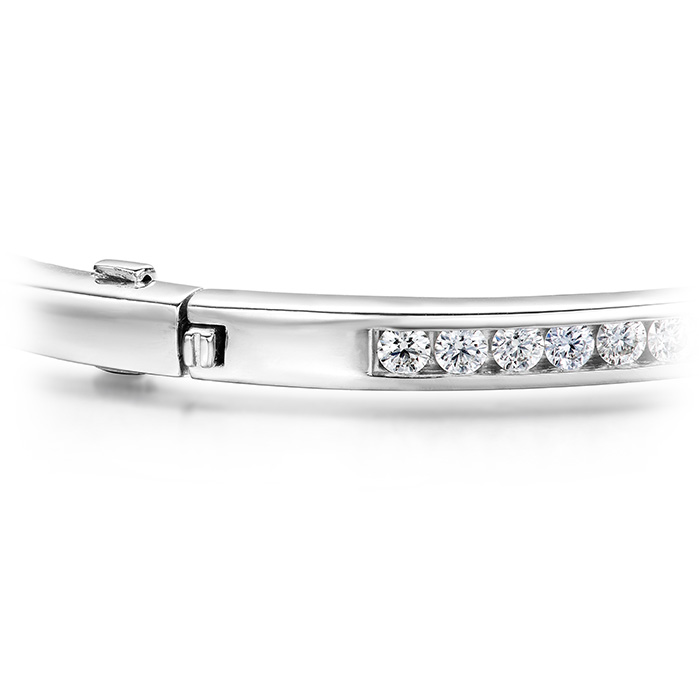 1.2 ctw. HOF Classic Channel Set Bangle - 210 in 18K White Gold