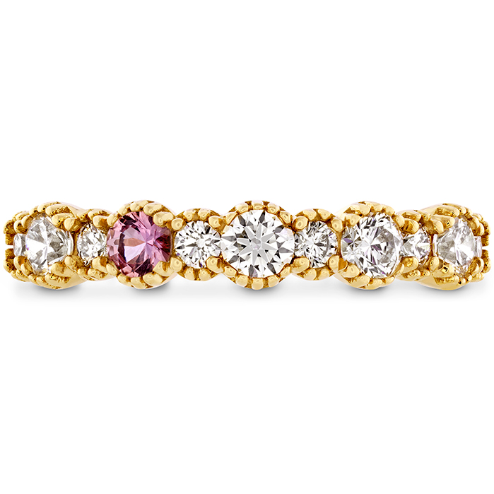 0.57 ctw. Behati Beaded Band with Sapphires in 18K Yellow Gold