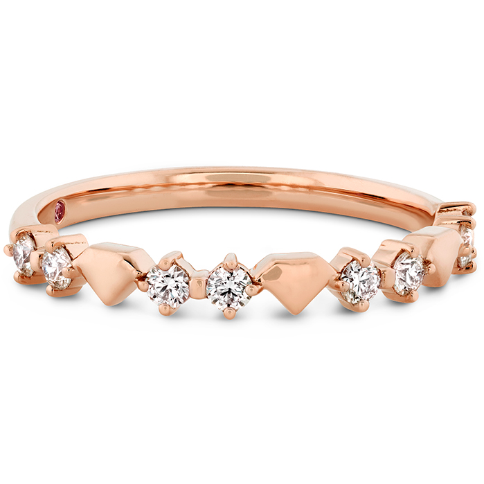 0.21 ctw. Behati Bold Shapes Band in 18K Rose Gold