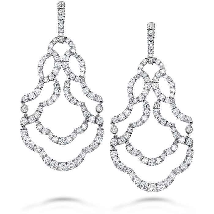 6.5 ctw. Lorelei Chandelier Diamond Earrings in 18K Rose Gold