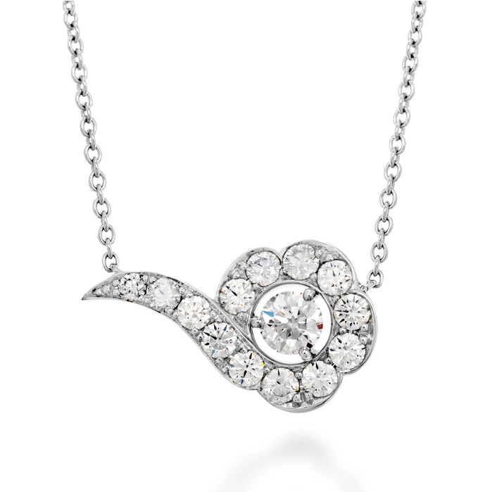 0.75 ctw. Lorelei Diamond Necklace in 18K White Gold