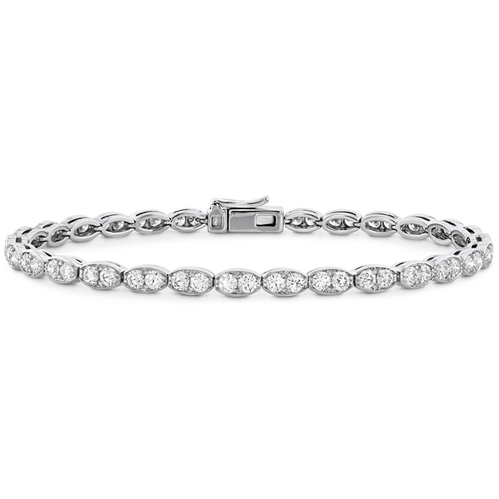 https://www.williambarthman.com/upload/product/3.2 ctw. Lorelei Floral Diamond Line Bracelet - L in 18K Rose Gold