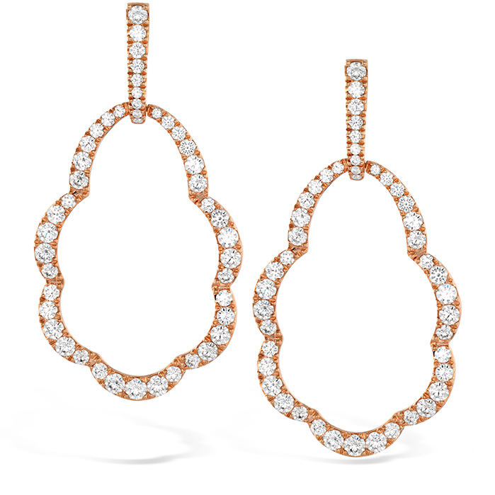 Lorelei Open Drop Diamond Earrings