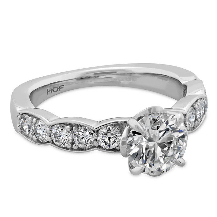 0.59 ctw. Luxe Lorelei Floral Diamond Ring in Platinum