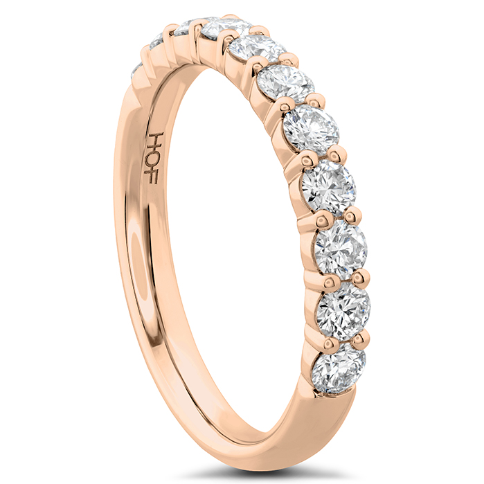 0.75 ctw. Signature 11 Stone Band in 18K Rose Gold