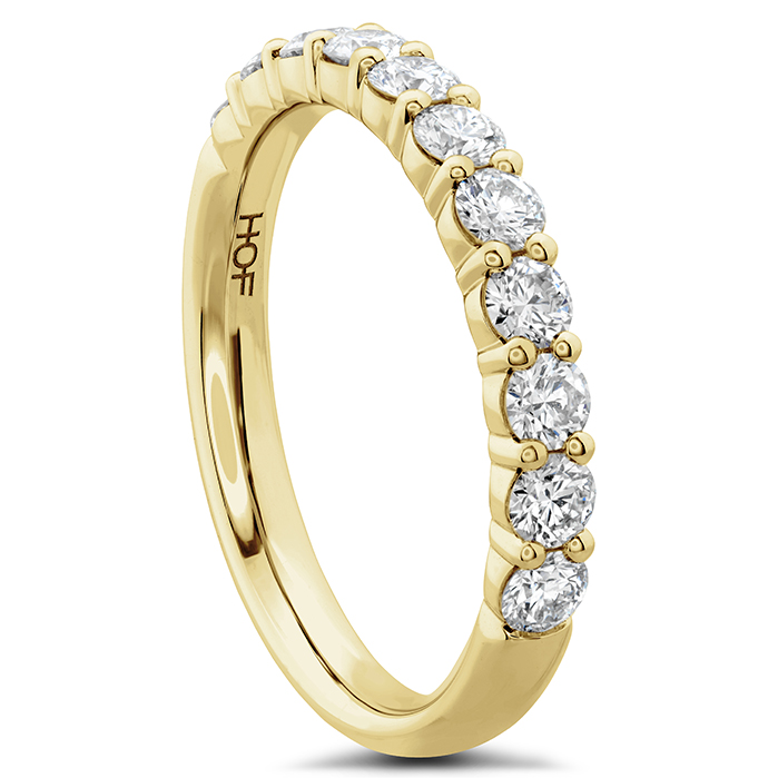 0.75 ctw. Signature 11 Stone Band in 18K Yellow Gold