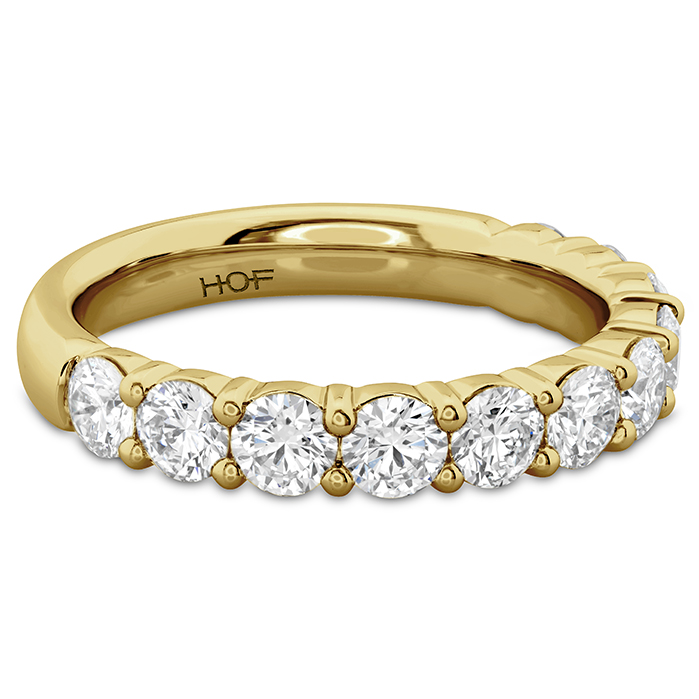 1.5 ctw. Signature 11 Stone Band in 18K Yellow Gold
