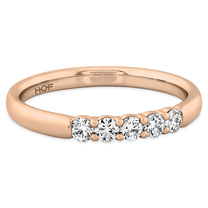 0.25 ctw. Signature 5 Stone Band in 18K Rose Gold