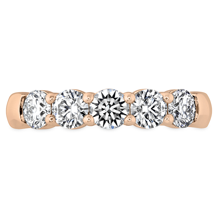 1 ctw. Signature 5 Stone Band in 18K Rose Gold