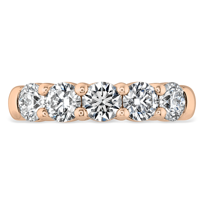 1.5 ctw. Signature 5 Stone Band in 18K Rose Gold