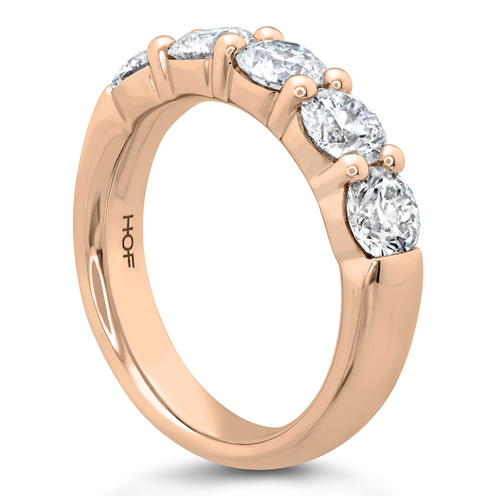 2 ctw. Signature 5 Stone Band in 18K Rose Gold
