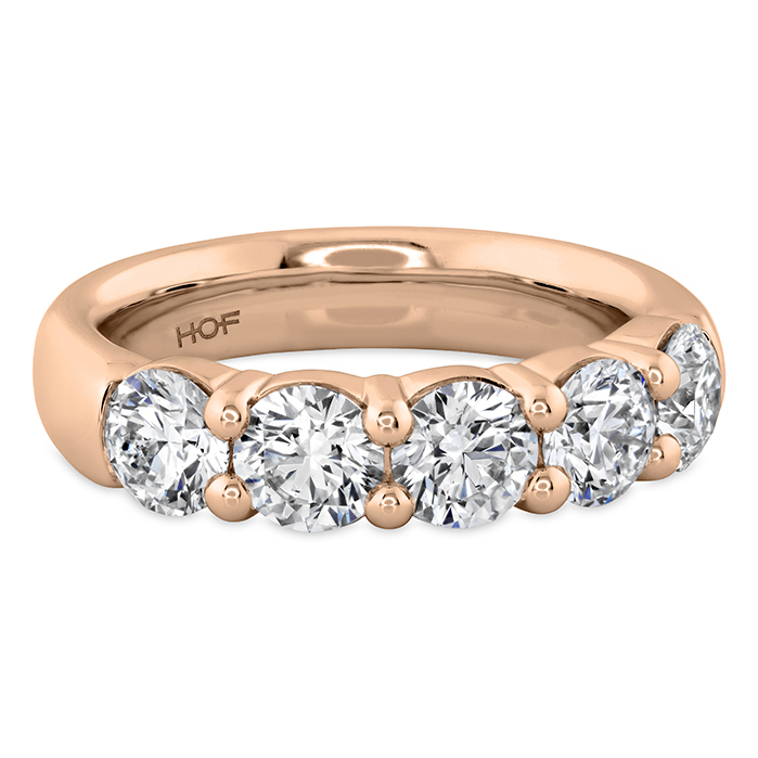 2 ctw. Signature 5 Stone Band in 18K Rose Gold