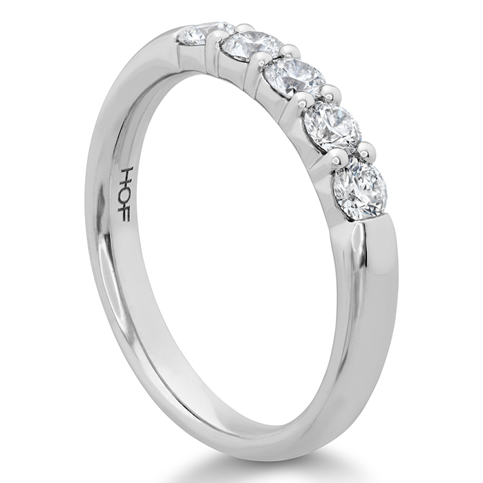 0.5 ctw. Signature 5 Stone Band in 18K White Gold