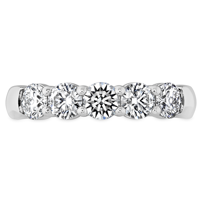 1 ctw. Signature 5 Stone Band in 18K White Gold