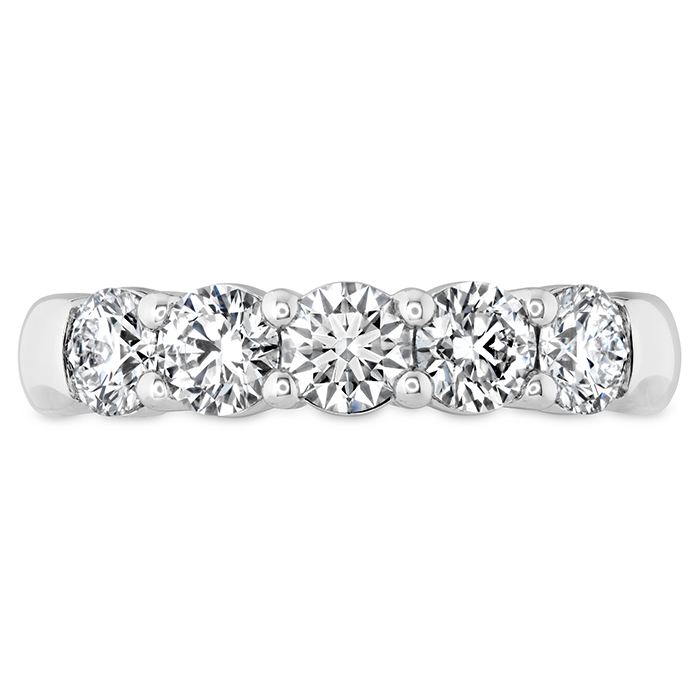 1.25 ctw. Signature 5 Stone Band in 18K White Gold