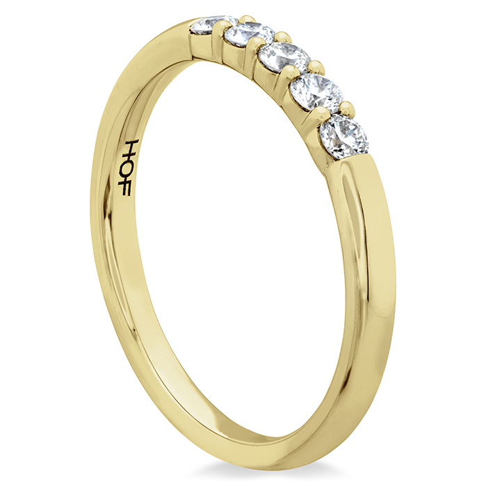 0.25 ctw. Signature 5 Stone Band in 18K Yellow Gold