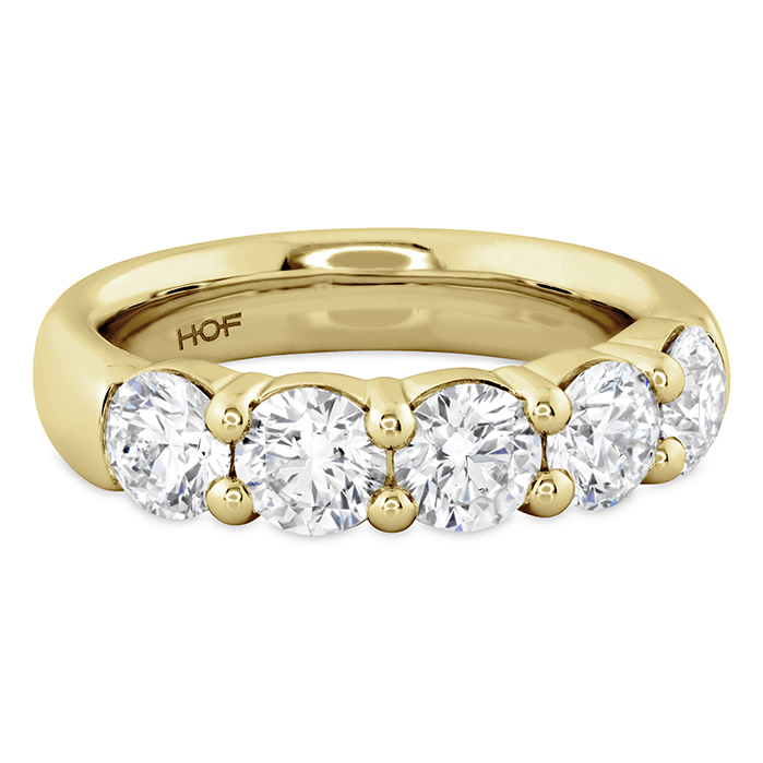 2 ctw. Signature 5 Stone Band in 18K Yellow Gold