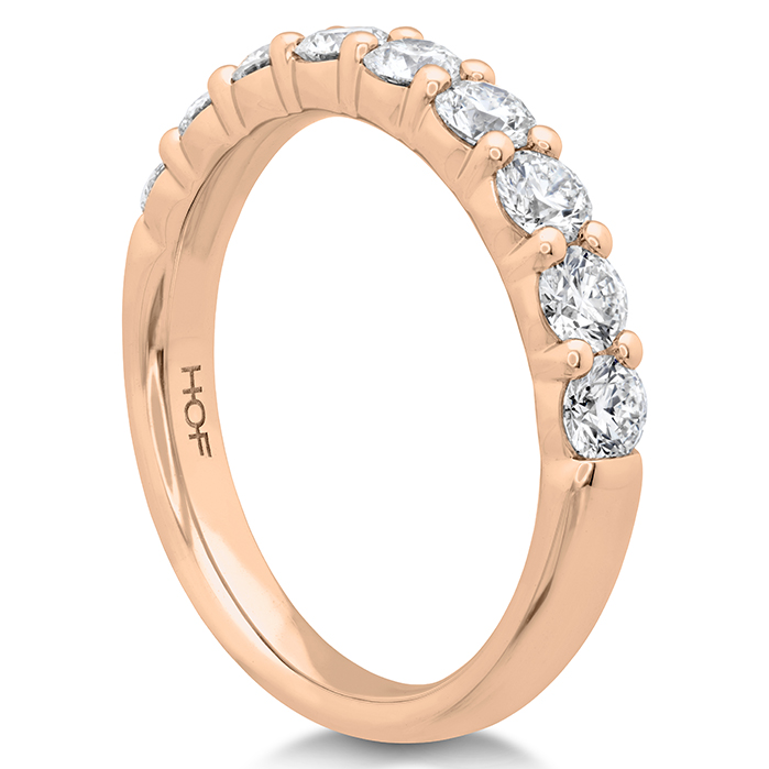 1 ctw. Signature 9 Stone Band in 18K Rose Gold