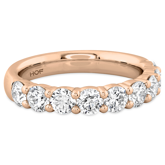 1.5 ctw. Signature 9 Stone Band in 18K Rose Gold