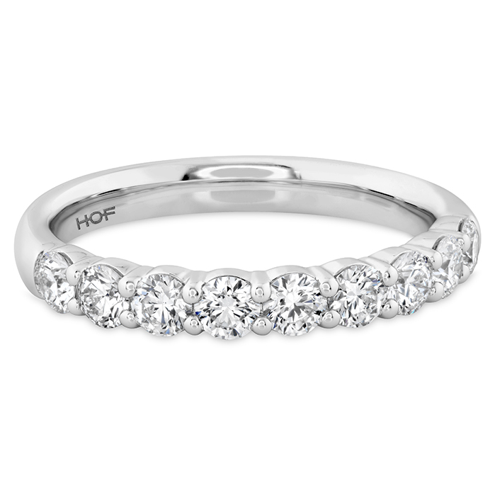 0.75 ctw. Signature 9 Stone Band in 18K White Gold