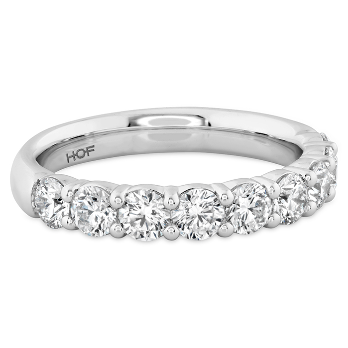 1.25 ctw. Signature 9 Stone Band in 18K White Gold