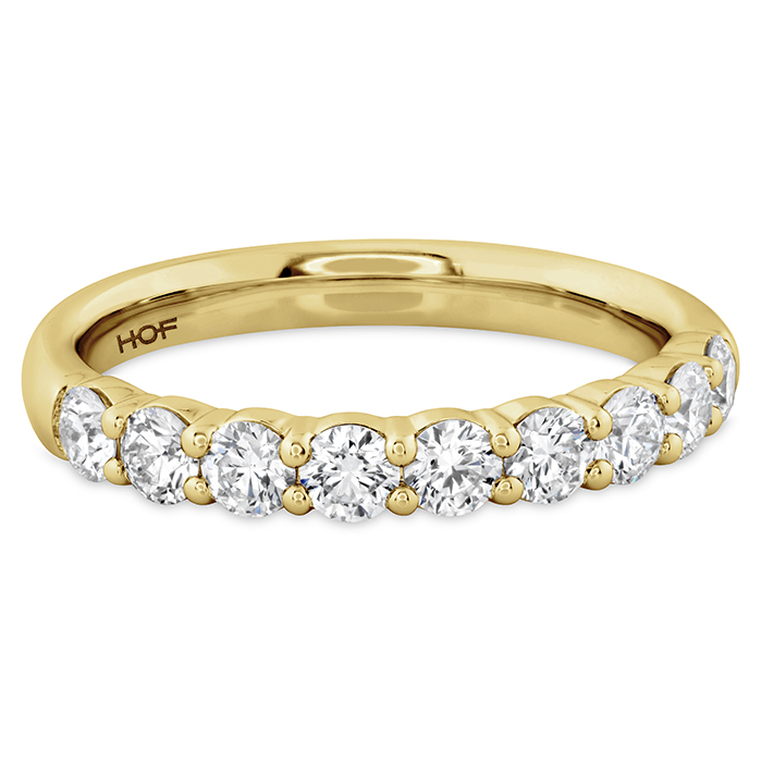 0.75 ctw. Signature 9 Stone Band in 18K Yellow Gold