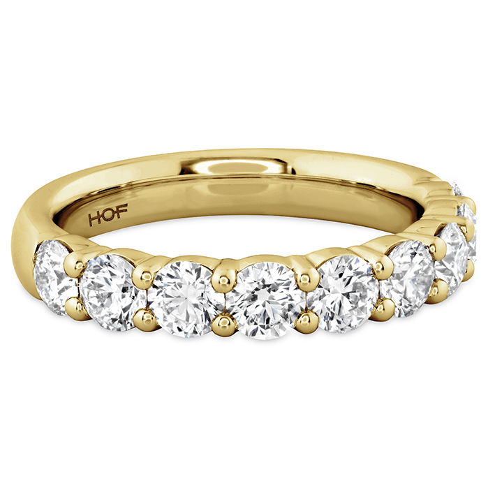 1.5 ctw. Signature 9 Stone Band in 18K Yellow Gold