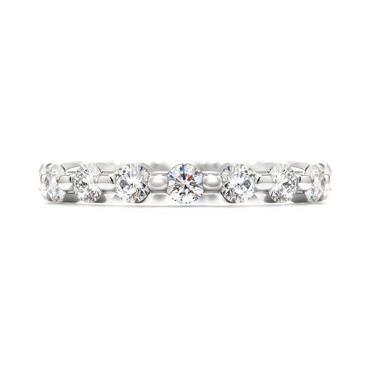 0.77 ctw. Special Multiplicity Single Prong Eternity Band in 18K White Gold