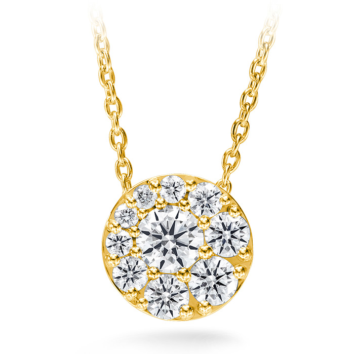 0.76 ctw. Tessa Diamond Circle Pendant in 18K Yellow Gold