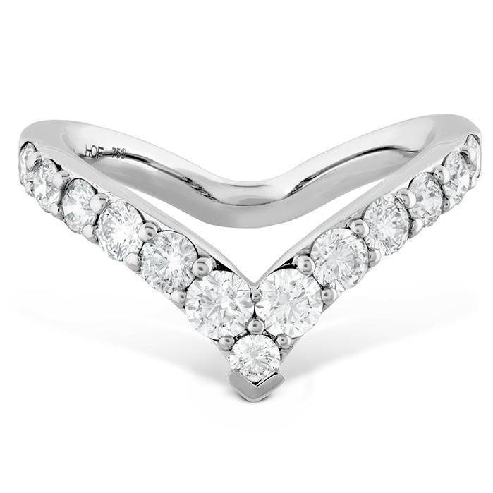 0.78 ctw. Triplicity Single Pointed Ring in 18K White Gold