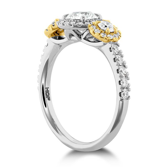 Integrity HOF Three Stone Engagement Ring